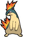 Pokemon Cyndaquil and Quilava