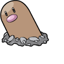 Pokemon Diglett and Dugtrio