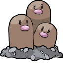 Pokemon Diglett and Dugtrio