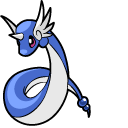 Pokemon Dragonair and Dragonite
