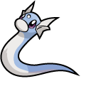 Pokemon Dratini and Dragonair