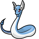 Pokemon Dratini and Dragonair