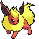 Pokemon Eevee and Flareon