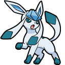 Pokemon Eevee and Glaceon