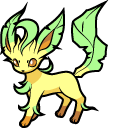Pokemon Eevee and Leafeon