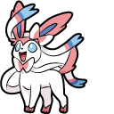 Pokemon Eevee and Sylveon