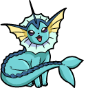 Pokemon Eevee and Vaporeon