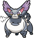 Pokemon Glameow and Purugly