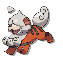 Pokemon Hisuian Growlithe and Hisuian Arcanine