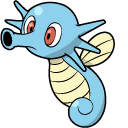 Pokemon Horsea and Seadra