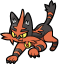 Pokemon Litten and Torracat