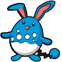 Pokemon Marill and Azumarill