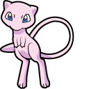 Pokemon Mew and Mewtwo