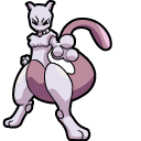 Pokemon Mew and Mewtwo