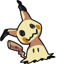 Pokemon Mimikyu Disguised and Busted Form