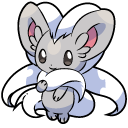 Pokemon Minccino and Cinccino