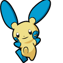 Pokemon Minun and Plusle