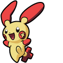 Pokemon Minun and Plusle
