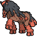 Pokemon Mudbray and Mudsdale