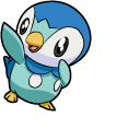 Pokemon Piplup and Empoleon