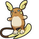 Pokemon Raichu and Alolan Raich