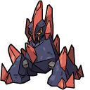 Pokemon Roggenrola and Gigalith