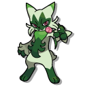 Pokemon Sprigatito and Floragato