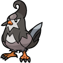 Pokemon Starly and Staravia