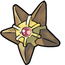 Pokemon Staryu and Starmie