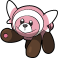 Pokemon Stufful and Bewear