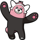 Pokemon Stufful and Bewear