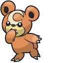 Pokemon Teddiursa and Ursaring
