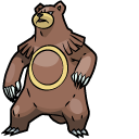 Pokemon Teddiursa and Ursaring