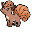 Pokemon Vulpix and Ninetales