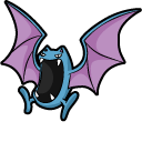 Pokemon Zubat and Golbat