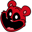 Smiling Critters Bobby BearHug and Heart Pendant