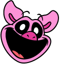 Smiling Critters PickyPiggy and Apple Pendant