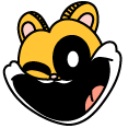 Smiling Critters Tina Tigerstripe and Diamond Pendant