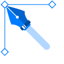 Blue Interactive Pen