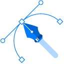 Blue Interactive Pen