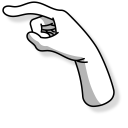 Computer Mouse and Finger