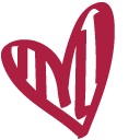 Painted Red Heart