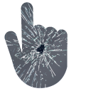Prank Cracked Glass
