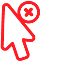 Red Close Tab Button
