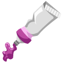 Tube of Purple Paint