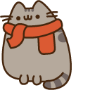 Autumn Pusheen and Leaf