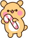 Cheek and Candy Cane