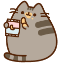 Pusheen and Chips