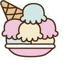 Pusheen and Lots of Ice Cream