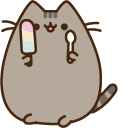 Pusheen and Lots of Ice Cream